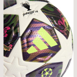 Мяч футб. ADIDAS UCL Finale PRO, JX9077,р.5, 32п, FIFA Quality PRO, ПУ, термосш, бело-фиолет