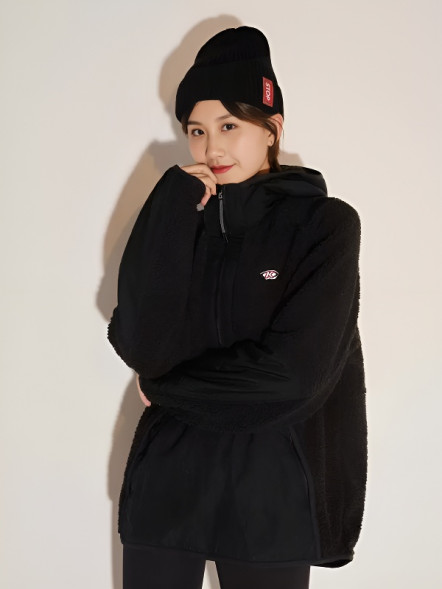 Худи KELME Half Cardigan Sweater Black
