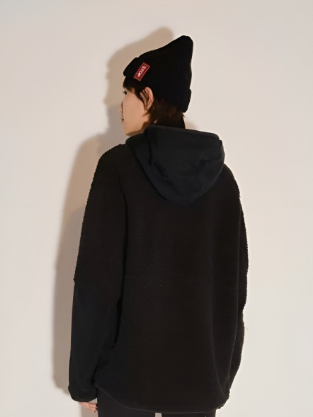 Худи KELME Half Cardigan Sweater Black