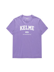 Футболка KELME Round Neck Short Sleeve T-Shirt Violet
