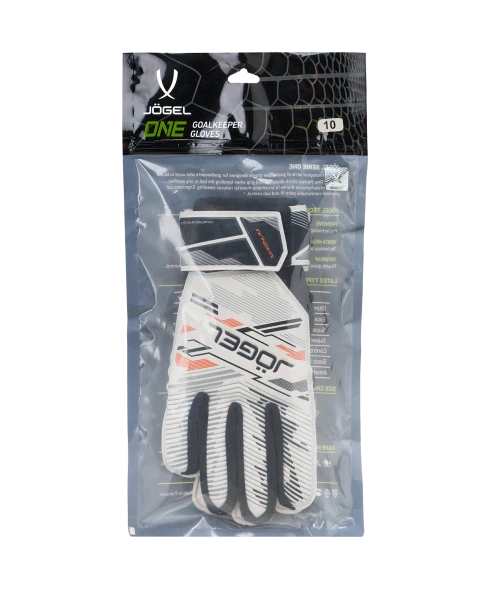 Перчатки вратарские JOGEL Magnum AL3 Flat, белый