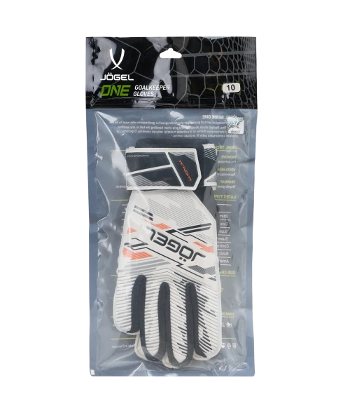 Перчатки вратарские JOGEL Magnum AL3 Flat, белый