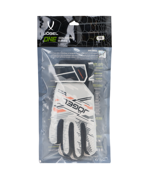 Перчатки вратарские JOGEL Magnum AL3 Flat, белый
