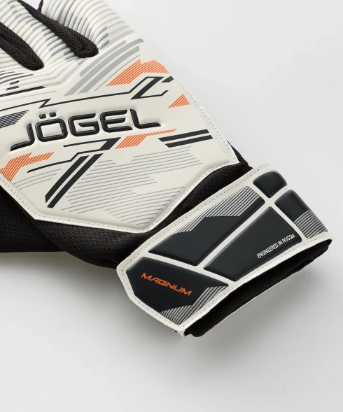 Перчатки вратарские JOGEL Magnum AL3 Flat, белый