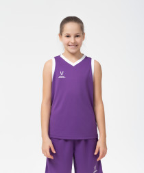 Майка баскетбольная JOGEL CAMP Basic, фиолетовый, детский