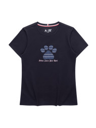 Футболка KELME Round Neck Short Sleeve T-Shirt Dark Blue