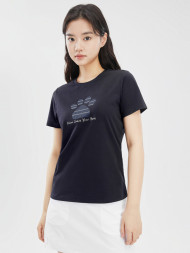Футболка KELME Round Neck Short Sleeve T-Shirt Dark Blue