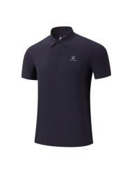 Футболка-поло KELME Long-sleeved Polo Shirt Dark Blue