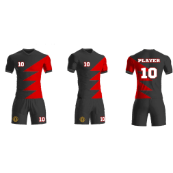 Футбольная форма ЭКИПО - Красно-черный