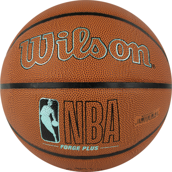 Мяч баск. WILSON NBA Forge Plus Eco BSKT, WZ2010901XB7, р.7, PU, бутиловая камера, коричневый