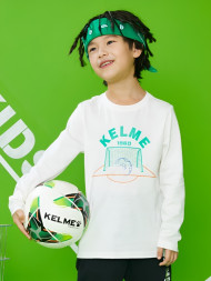 Детский лонгслив KELME Long Sleeve T-Shirt White