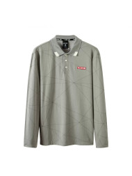 Лонгслив KELME Knitted Polo Shirt Grey