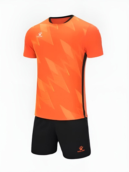 Футбольная форма KELME Short-Sleeved Football Suit (Orange/Black)