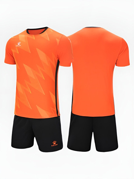 Футбольная форма KELME Short-Sleeved Football Suit (Orange/Black)