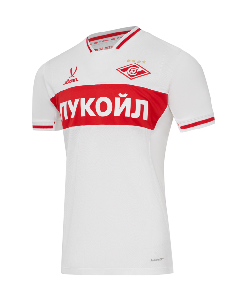 Футболка игровая JOGEL PerFormDRY Spartak 25 Away Jersey, белый, детский