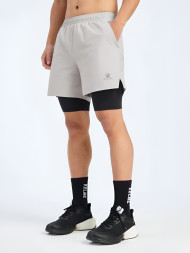 Шорты KELME Woven Shorts (Faux Two-Piece) Grey