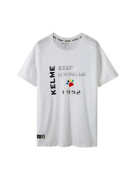Футболка KELME Round Neck Short T White