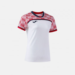 ФУТБОЛКА С КОРОТКИМ РУКАВОМ IRON HANDBALL PRO БЕЛЫЙ КРАСНЫЙ