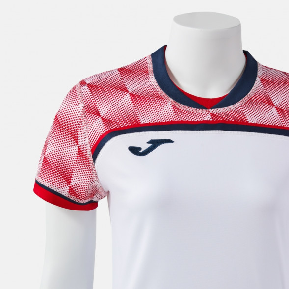 ФУТБОЛКА С КОРОТКИМ РУКАВОМ IRON HANDBALL PRO БЕЛЫЙ КРАСНЫЙ