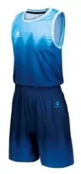 Баскетбольная форма KELME Basketball Clothes Blue