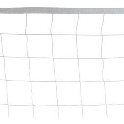 Сетка для волейбола 1 х 9,5 м, нить 2,2 мм, ячейки 100 х 100 мм, цвет белый
