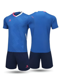 Футбольная форма KELME Short-Sleeved Football Suit (Blue/Dark Blue)