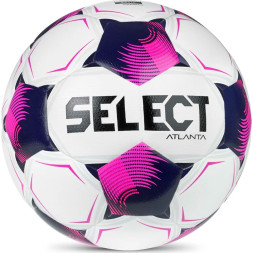 Мяч футб. SELECT Atlanta v26, 0575971011, р.5, FIFA Basic, облегч, 32п,ТПУ, гибрид.сш, бел-роз-черн.