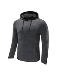 Худи KELME Men's Long Sleeve T-Shirt Grey