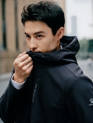 Демисезонная куртка KELME Hooded Fleece-lined Knit Cardigan Black