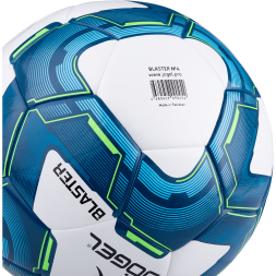 Мяч футзальный JOGEL Blaster №4, белый/синий/голубой