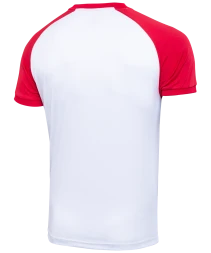 Футболка игровая JOGEL CAMP Reglan Jersey, белый/красный, детский