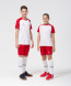 Футболка игровая JOGEL CAMP Reglan Jersey, белый/красный, детский