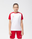 Футболка игровая JOGEL CAMP Reglan Jersey, белый/красный, детский