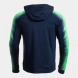 CHAQUETA CON CAPUCHA ELITE XI MARINO VERDE FLUOR