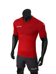 Детская футбольная форма KELME Short Sleeve Football Set Kids (Red/Dark Grey)