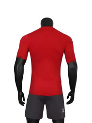 Детская футбольная форма KELME Short Sleeve Football Set Kids (Red/Dark Grey)