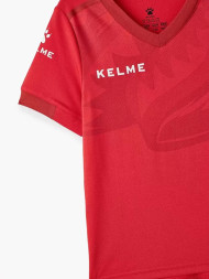 Детская футбольная форма KELME Short Sleeve Football Set Kids (Red/Dark Grey)