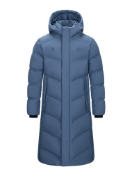 Пуховик KELME Long Cotton Coat Blue