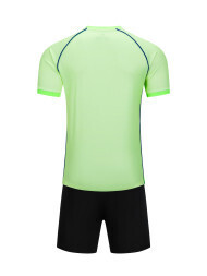 Детская футбольная форма KELME Short Sleeve Football Set Kids Light Green/Black