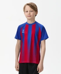 Футболка игровая JOGEL CAMP Striped Jersey, красный/синий, детский