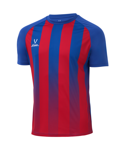 Футболка игровая JOGEL CAMP Striped Jersey, красный/синий, детский