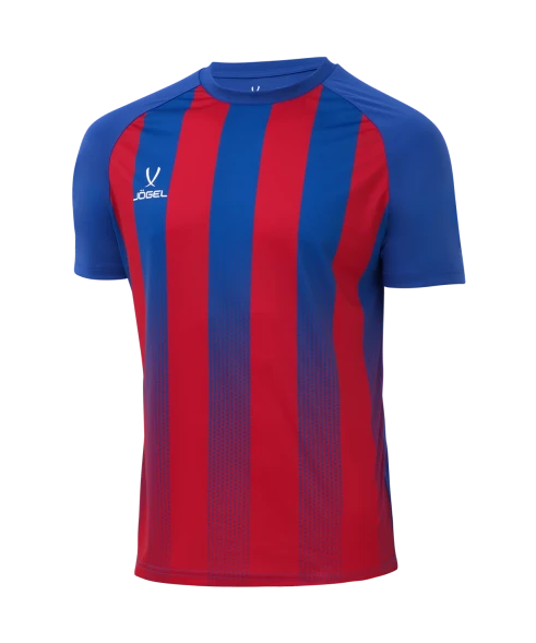 Футболка игровая JOGEL CAMP Striped Jersey, красный/синий, детский