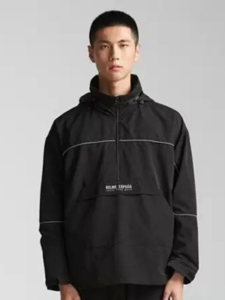 Анорак KELME Woven Trench Coat Black