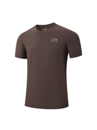 Футболка KELME Crew Neck Short-sleeved T-shirt Dark Brown