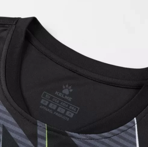 Футбольная форма KELME Short-Sleeved Football Suit Black