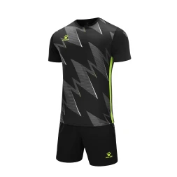 Футбольная форма KELME Short-Sleeved Football Suit Black