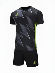Футбольная форма KELME Short-Sleeved Football Suit Black
