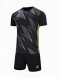 Футбольная форма KELME Short-Sleeved Football Suit Black