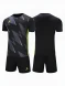 Футбольная форма KELME Short-Sleeved Football Suit Black