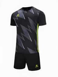 Футбольная форма KELME Short-Sleeved Football Suit Black